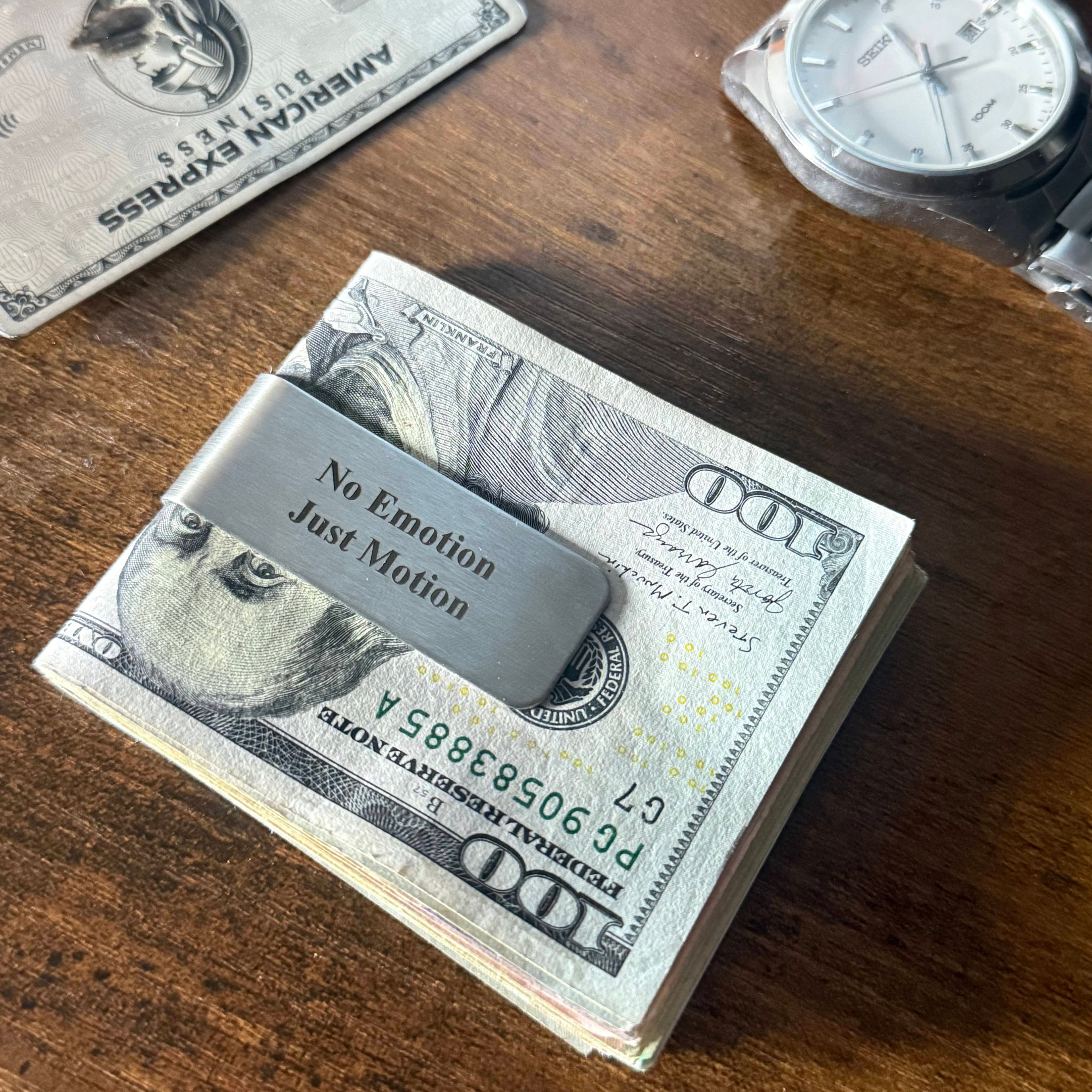 Motivational Money Clips - Stainless Steel