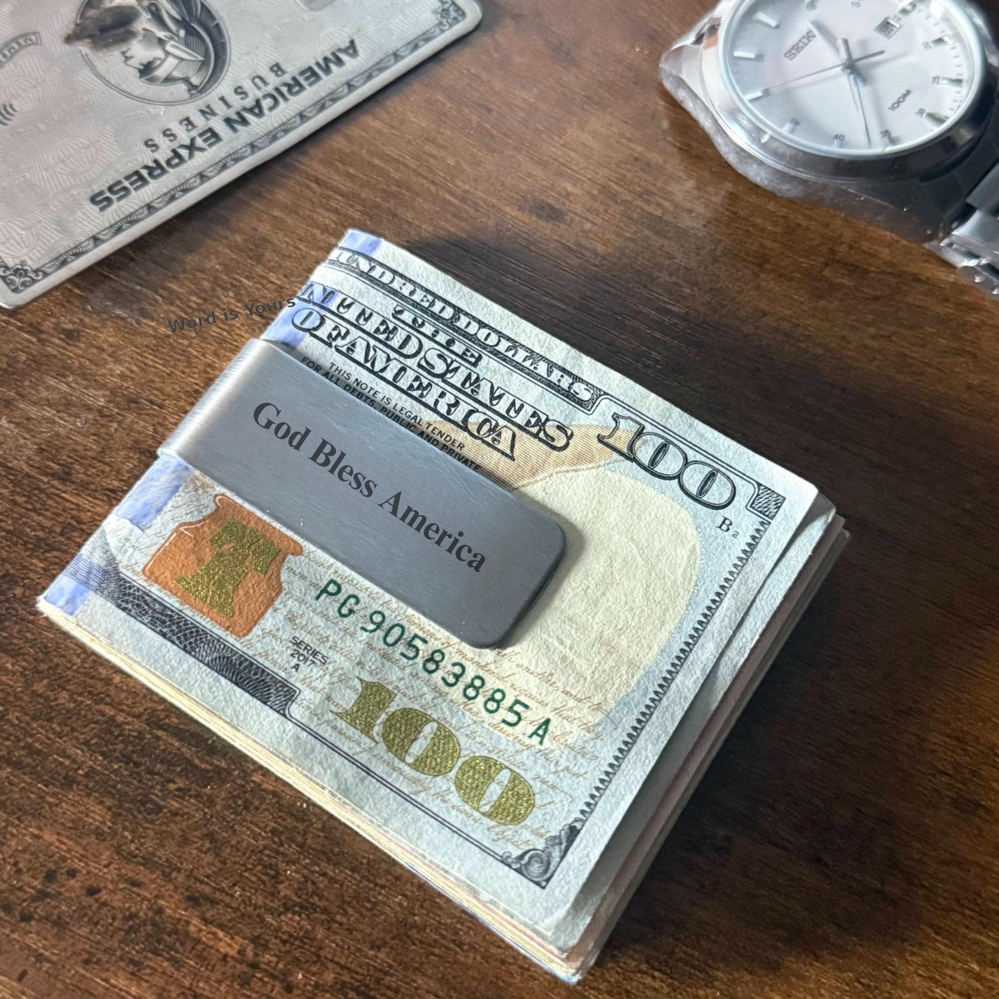 Motivational Money Clips - Stainless Steel